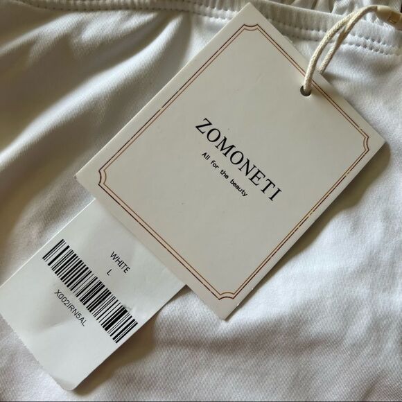 ZOMONETI White One Piece Swimsuit - Picture 4 of 9